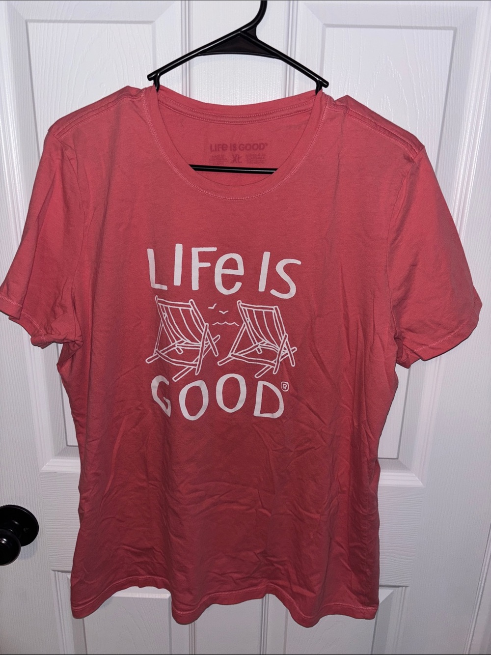 Life is Good Pink T-Shirt